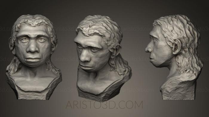 Busts and heads antique and historical (BUSTA_0280) 3D model for CNC machine